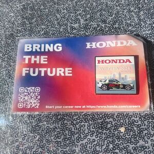 Honda Men’s Promotional Pin - Red/Blue Gradient "Bring The Future"